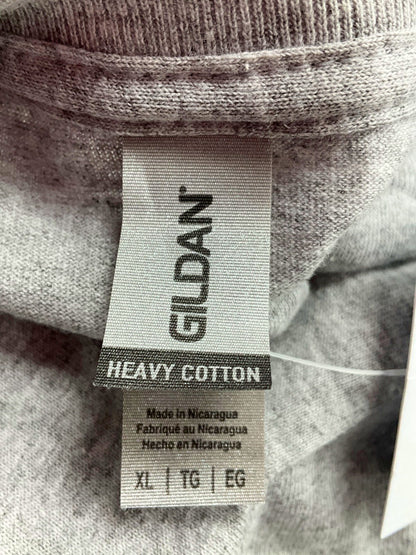 Gildan Grey Heavy Cotton T-Shirt UK XL