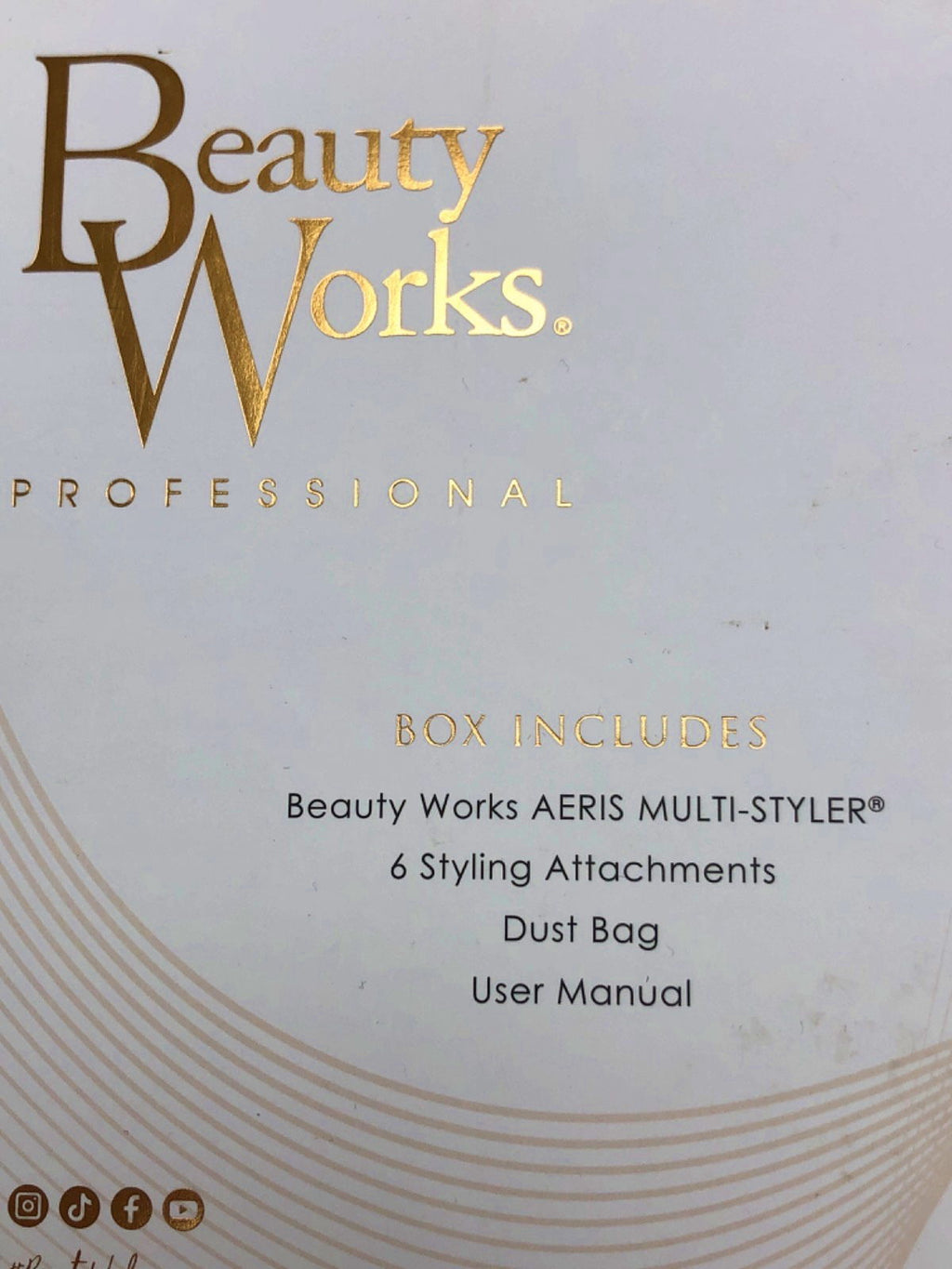 Beauty Works White AERIS Multi-Styler