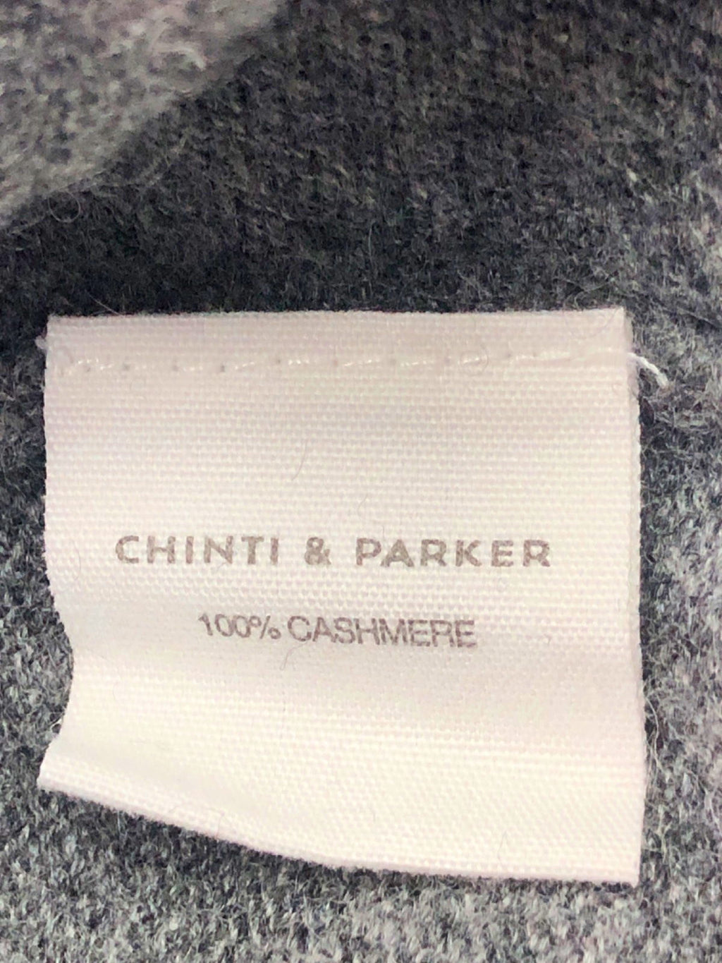 Chinti & Parker Grey Essential Cashmere Joggers UK S