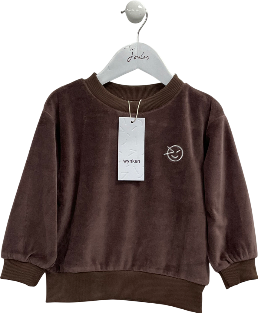 Wynken Brown Velour Sweat Shirt 2 Years