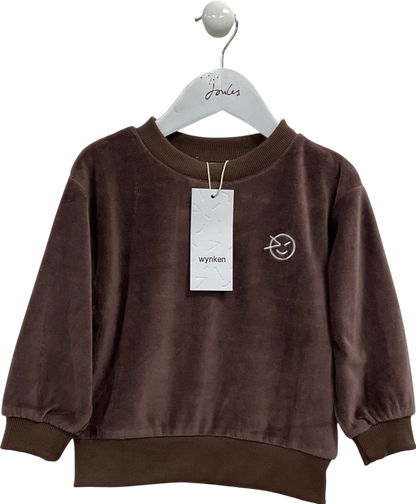 Wynken Brown Velour Sweat Shirt 2 Years