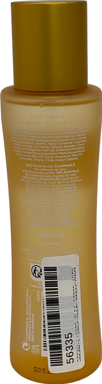 bepsoke Perfume Mist Coconut 140ml