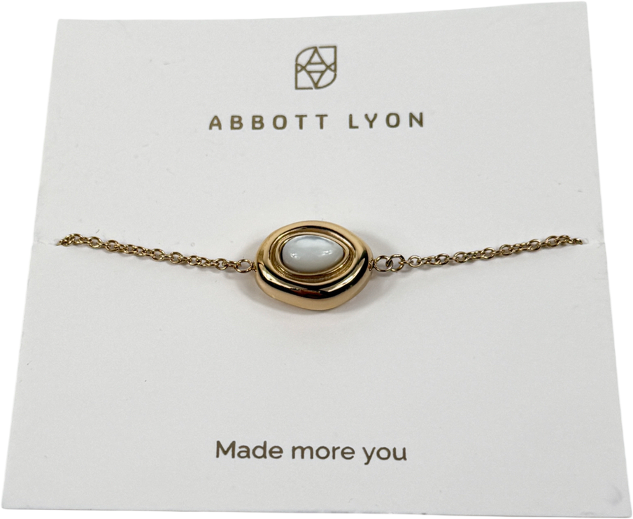 Abbott Lyon Pearl Molten Bracelet (gold)