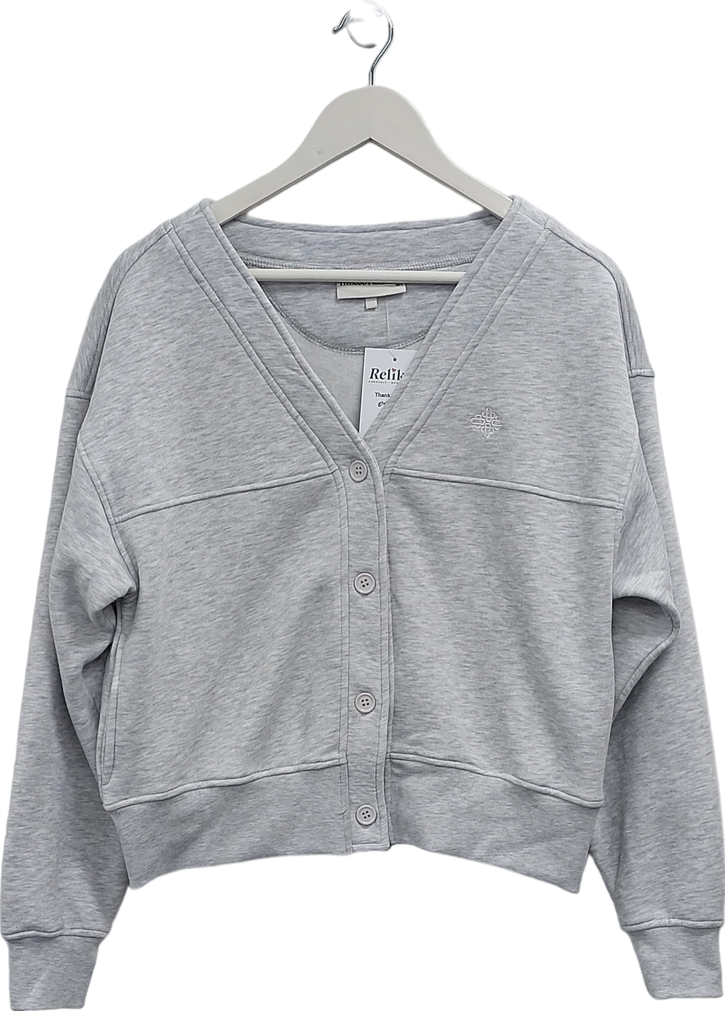 The Couture Club Grey Oversized Cardigan UK 6