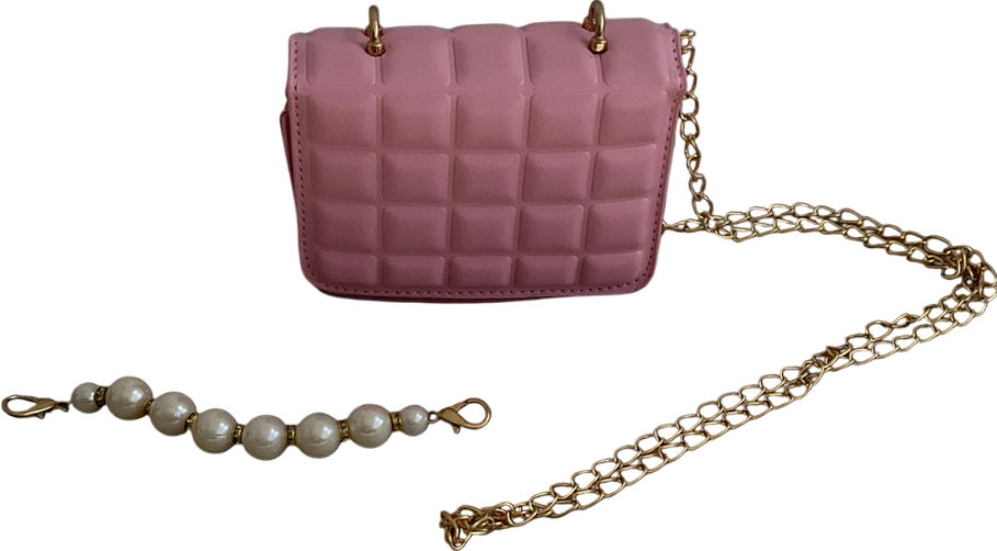 Pink Ultra Mini Bag With Changeable Straps One Size