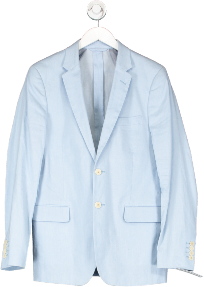 GANT Blue Cotton Linen Suit Blazer UK 38" CHEST