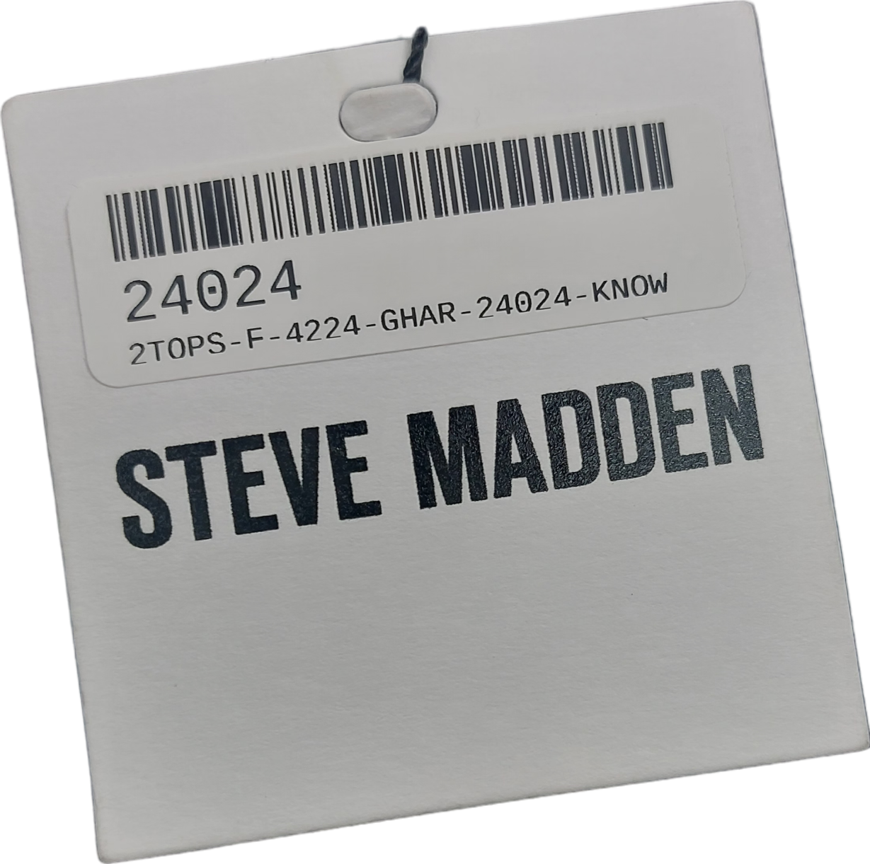 STEVE MADDEN Black Isabella V Waistcoat top UK XS