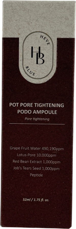 Heve blue Pot Pore Tightening Podo Ampoule 52ml