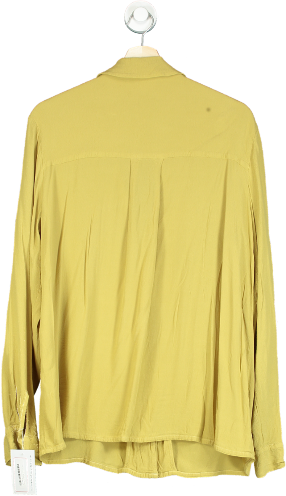 Zara Yellow Long Sleeve Blouse UK M