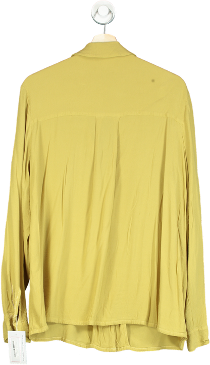 Zara Yellow Long Sleeve Blouse UK M