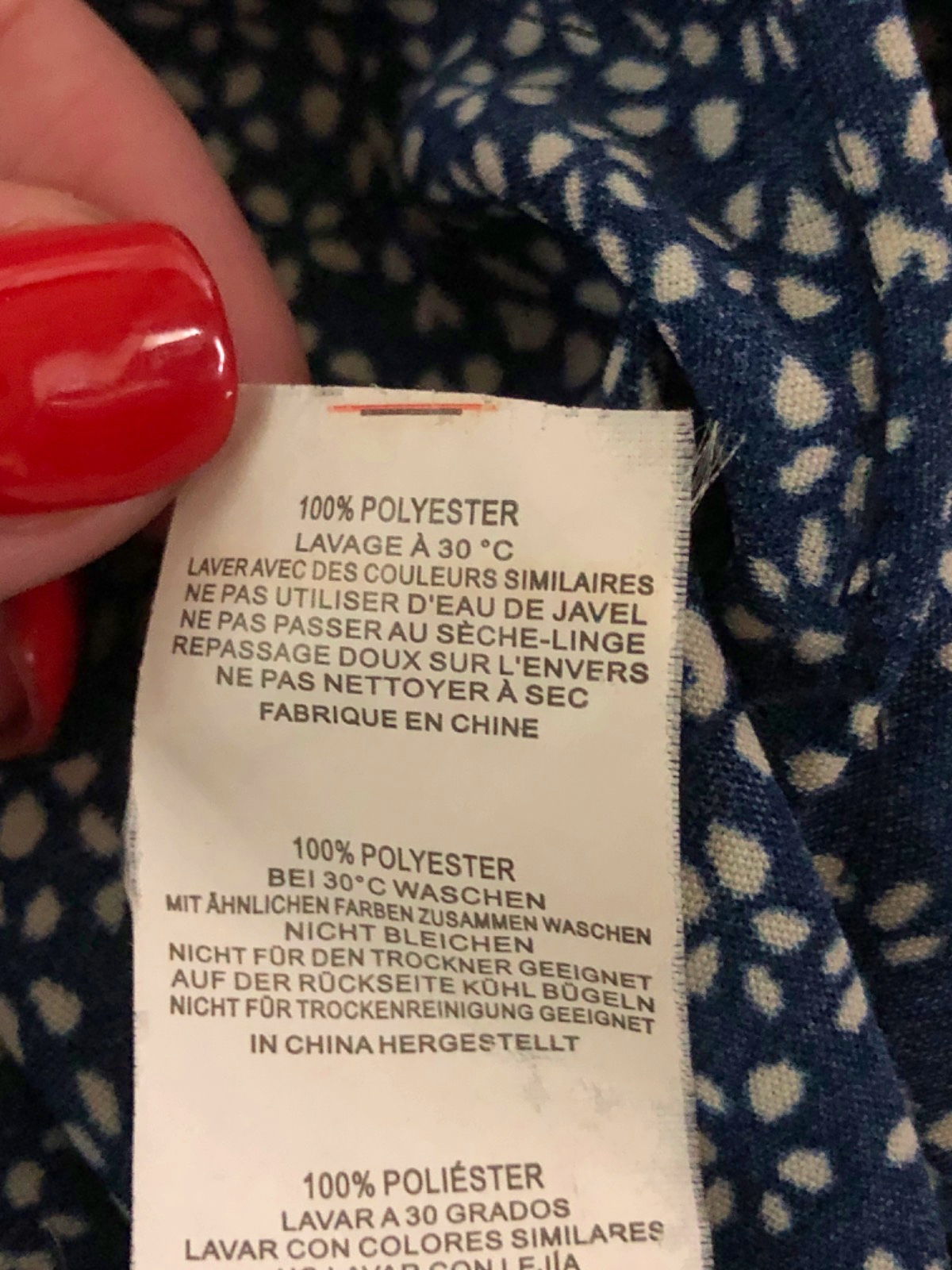 PrettyLittleThing Blue Floral Maxi Dress UK 14