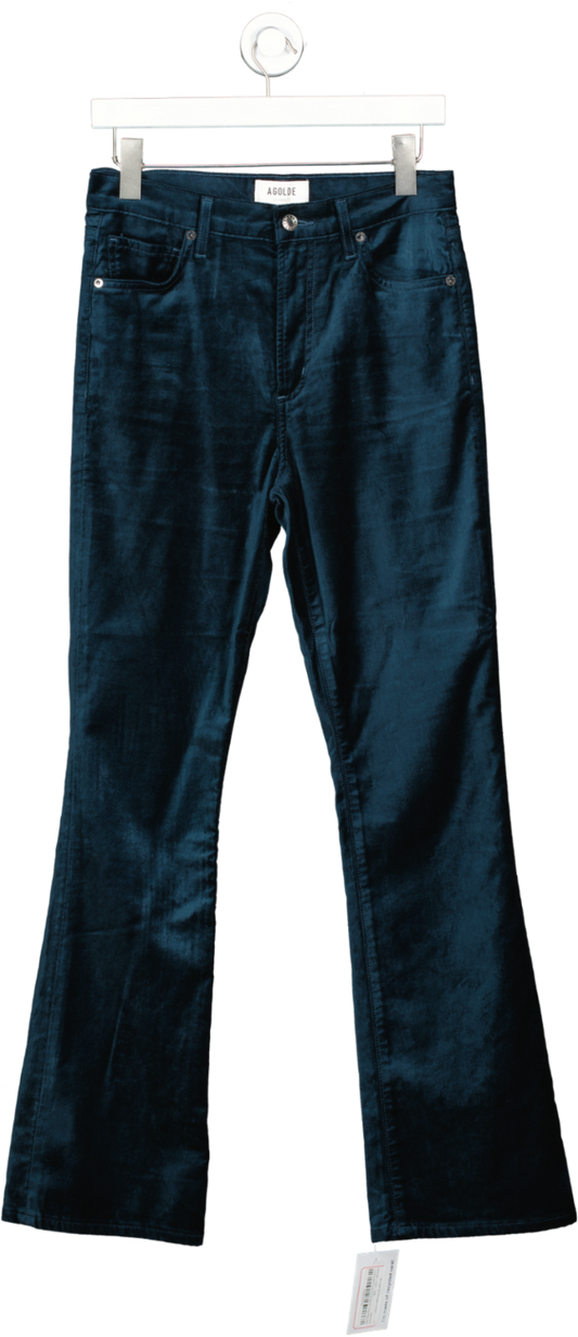 AGOLDE Green Nico High-rise Stovepipe Trousers W26