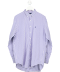 Ralph Lauren Blue Blake Striped Shirt UK L