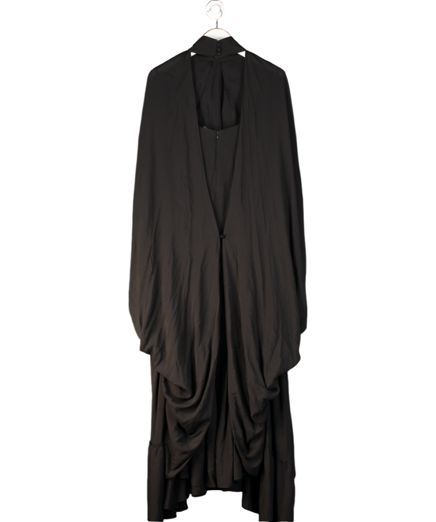 Centre Piece Clothing Black Cape Dress UK S
