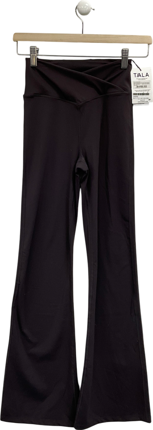 T/ALA Brown Dayflex High Waisted Flared Yoga Pant UK S