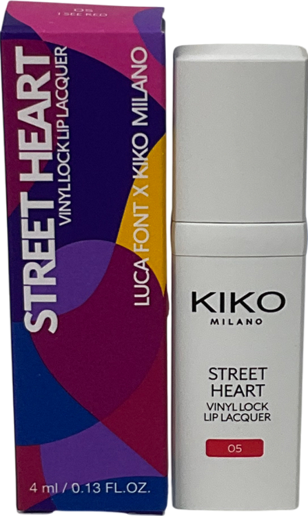 kiko Street Heart Vinyl Lock Lip Lacquer 05 4 ml
