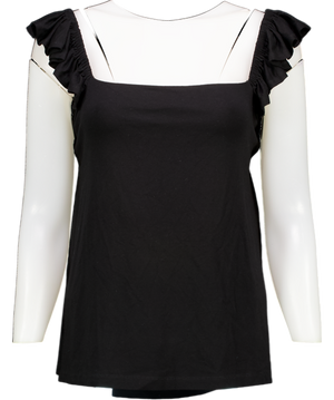Baukjen Black Anais Marie Bow Back Top UK 16