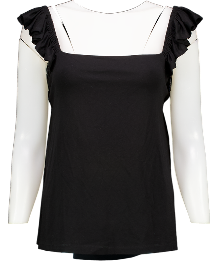 Baukjen Black Anais Marie Bow Back Top UK 16