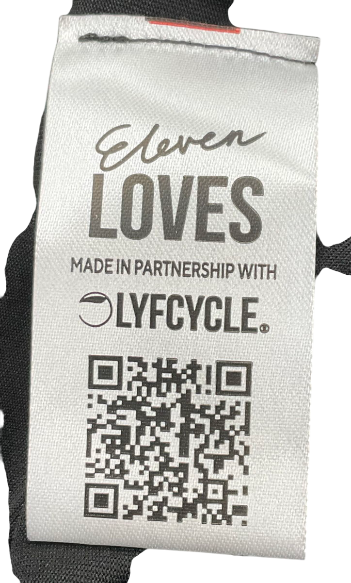 Eleven Loves Black Iris Multi-ribbon Tulle Maxi Skirt (black) UK S/M