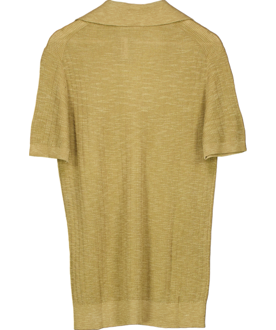 Frescobol Carioca Green Joaquim Knit Polo Shirt UK M