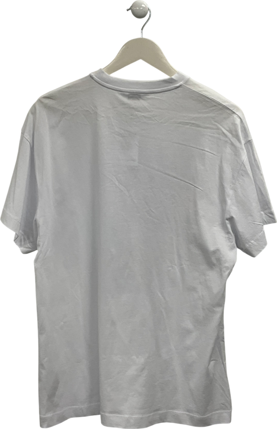 Miss Selfridge White Printed T-shirt UK 10