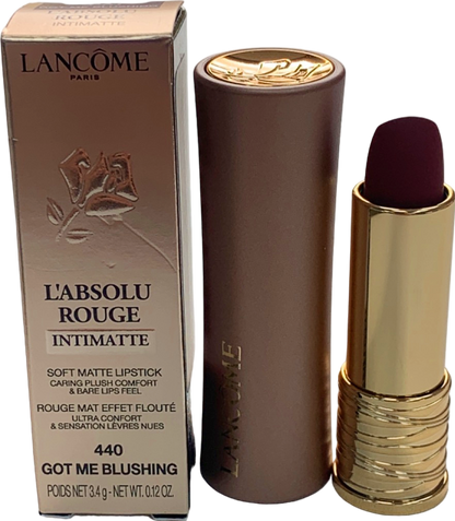 Lancôme L'Absolu Rouge Intimatte Lipstick Got Me Blushing 3.4g