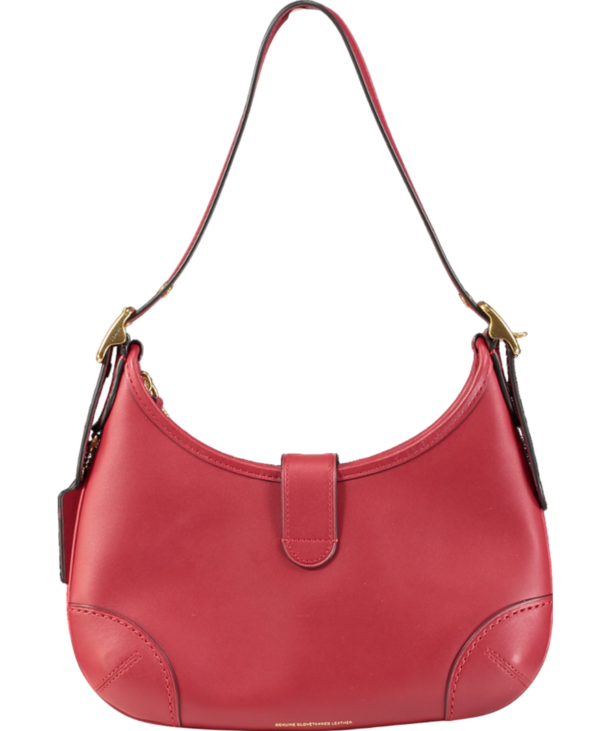 Coach Red Hamptons Hobo Bag One Size