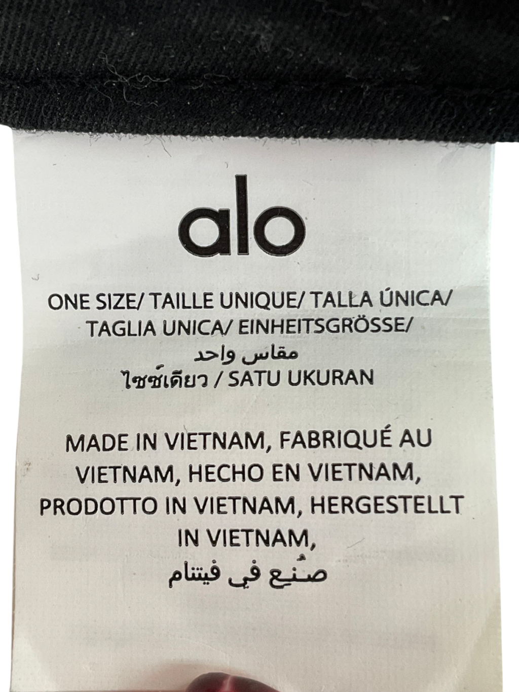 alo yoga Black Washed Off-duty Cap One Size