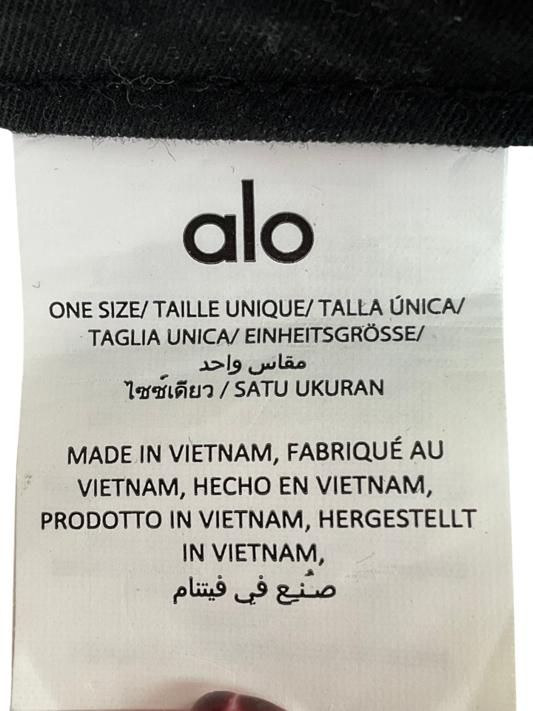 alo yoga Black Washed Off-duty Cap One Size