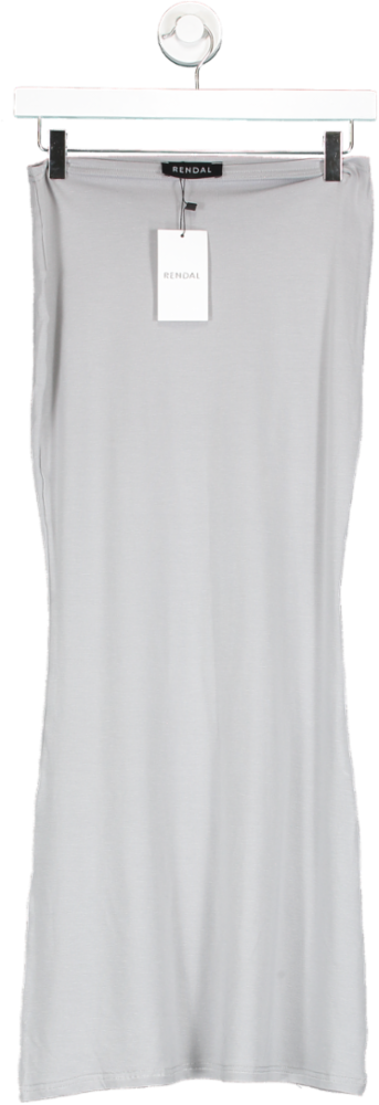 Rendal Grey Jersey Maxi Skirt UK XS/S