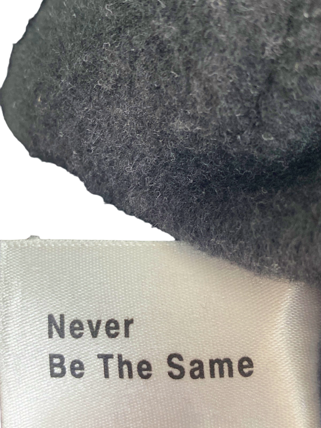 Never Black Zipped Hoodie UK Size L