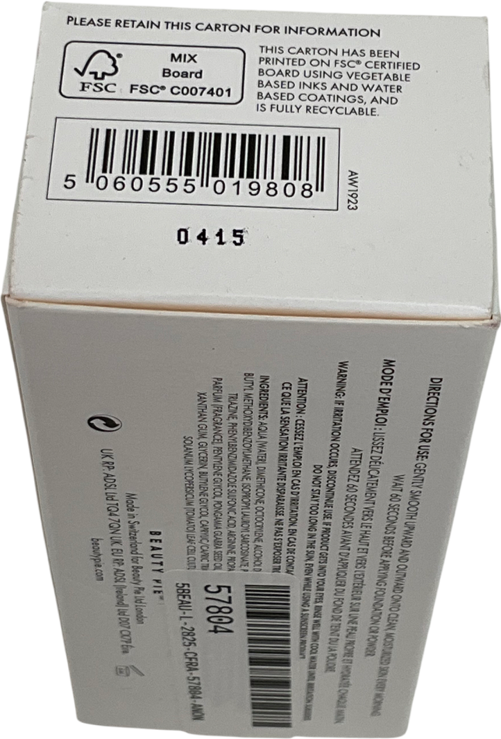 Beauty Pie Featherlight Uva/uvb Spf 50 Sunscreen + Primer 50ml