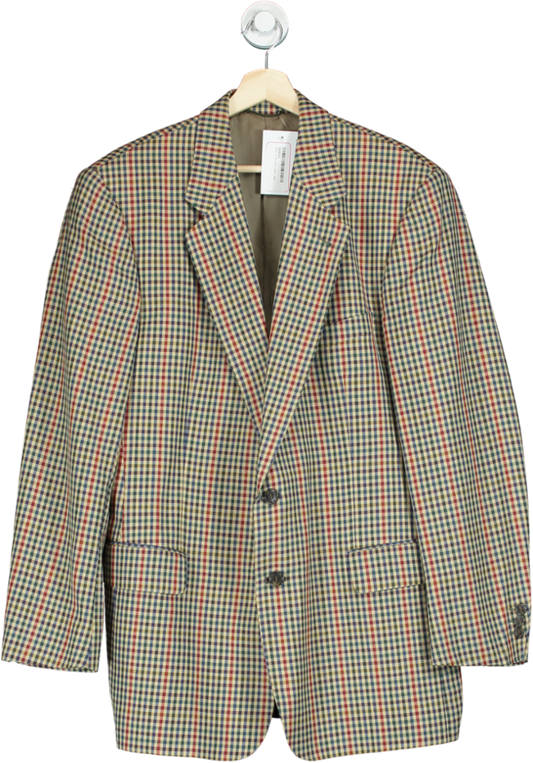 Burberrys Multicolour Checkered Blazer UK XXL