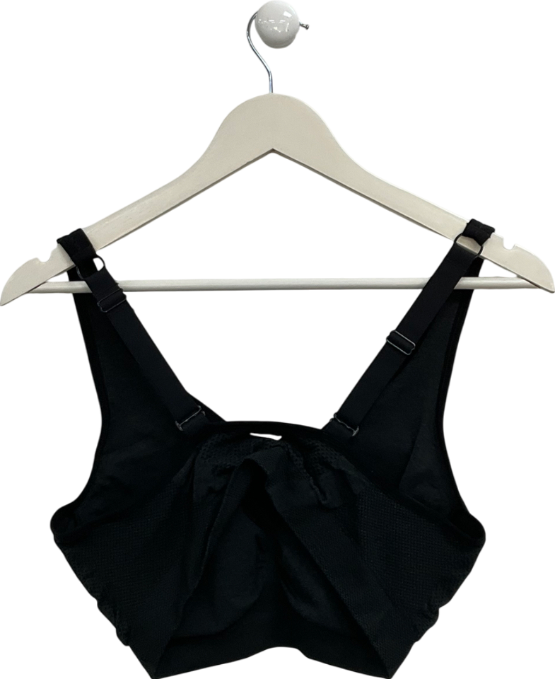 gymshark Black Vital 2.0 V Neck Sports Bra UK XL