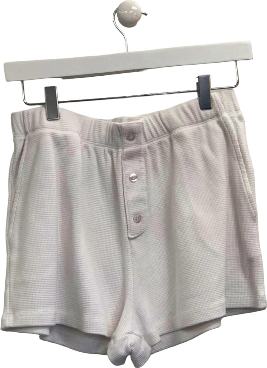 4TH RECKLESS White Sunday Print Top and Shorts Set UK S