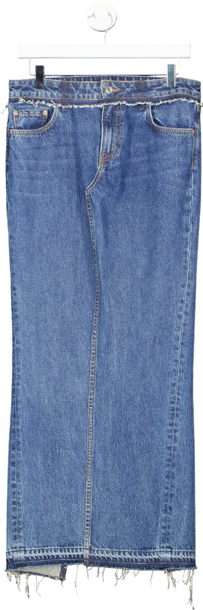 GRLFRND Blue Denim Skirt UK W26