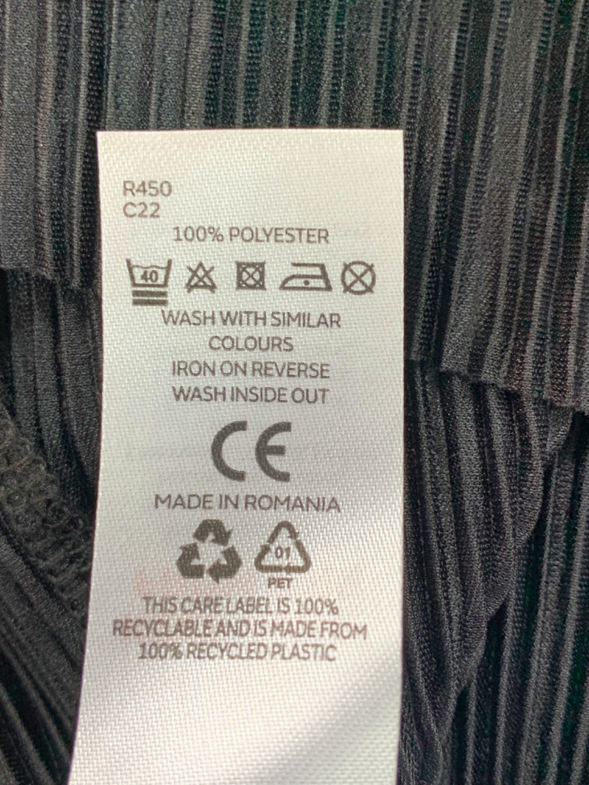 Red Herring Black Ribbed Midi Dress UK 28