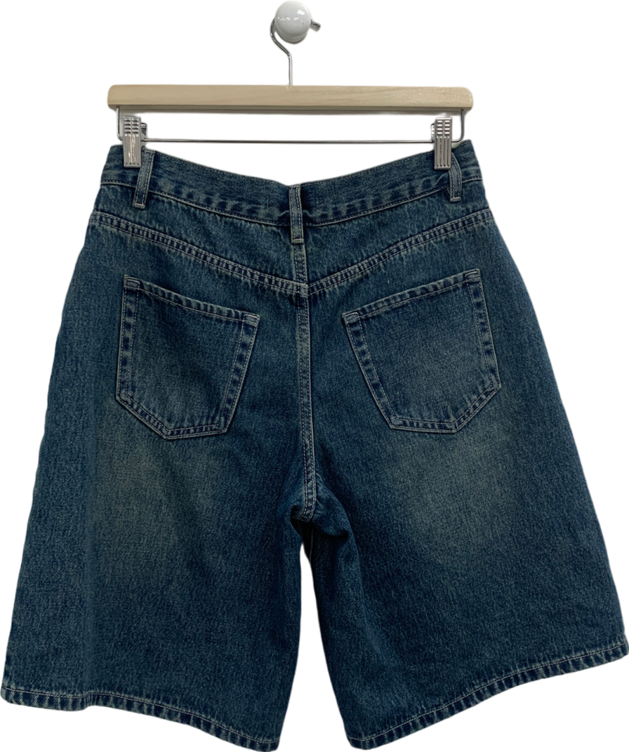 glassons Blue Low Rises Denim Shorts UK 8