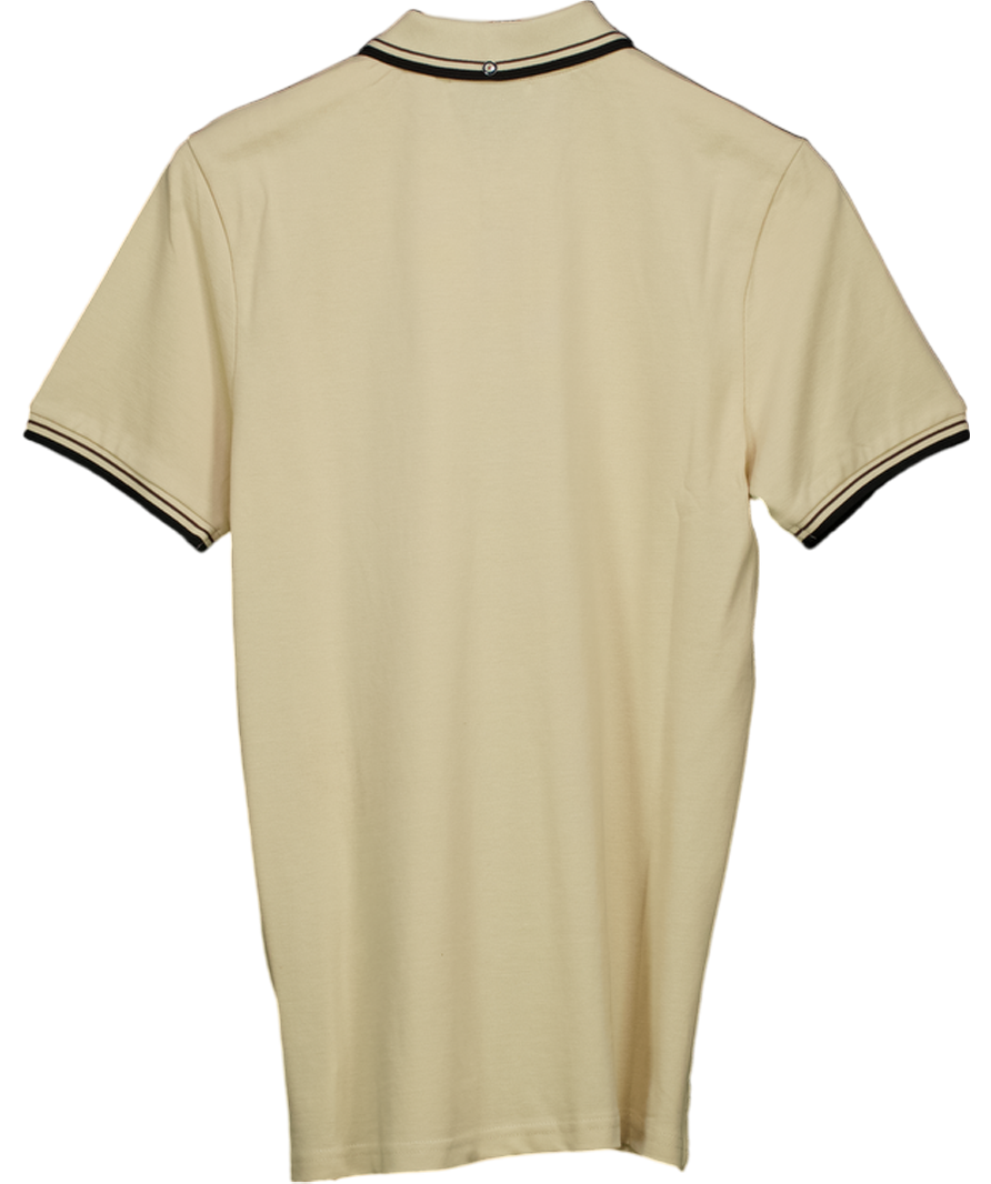 Ben Sherman Beige Signature Pique Polo In Fog UK S