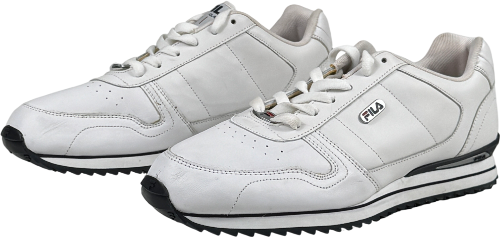 FILA Vintage Retro White Trainers UK 9 EU 43 👞