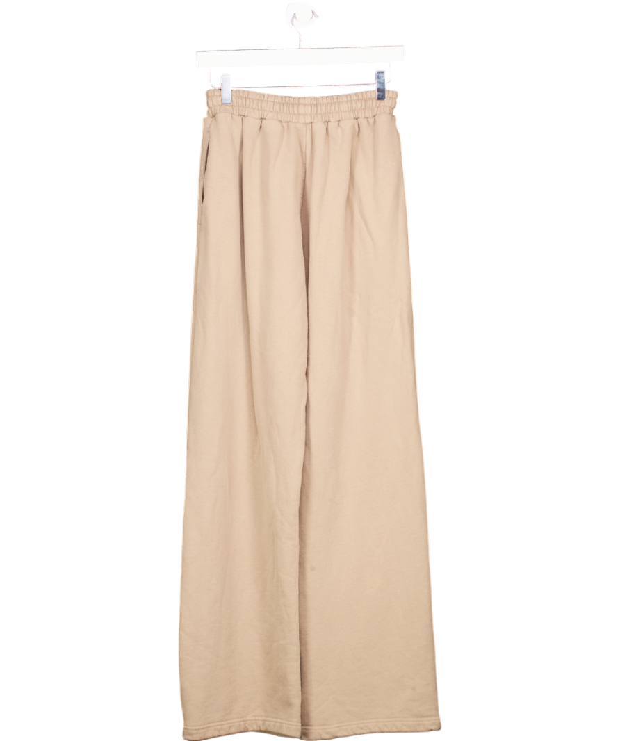 4th & Reckless Brown Mocha 4th Wide Leg Branded Joggers- Fergie UK S