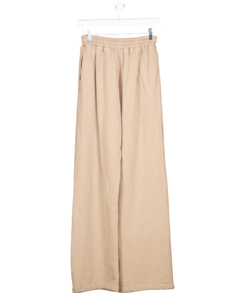 4th & Reckless Brown Mocha 4th Wide Leg Branded Joggers- Fergie UK S