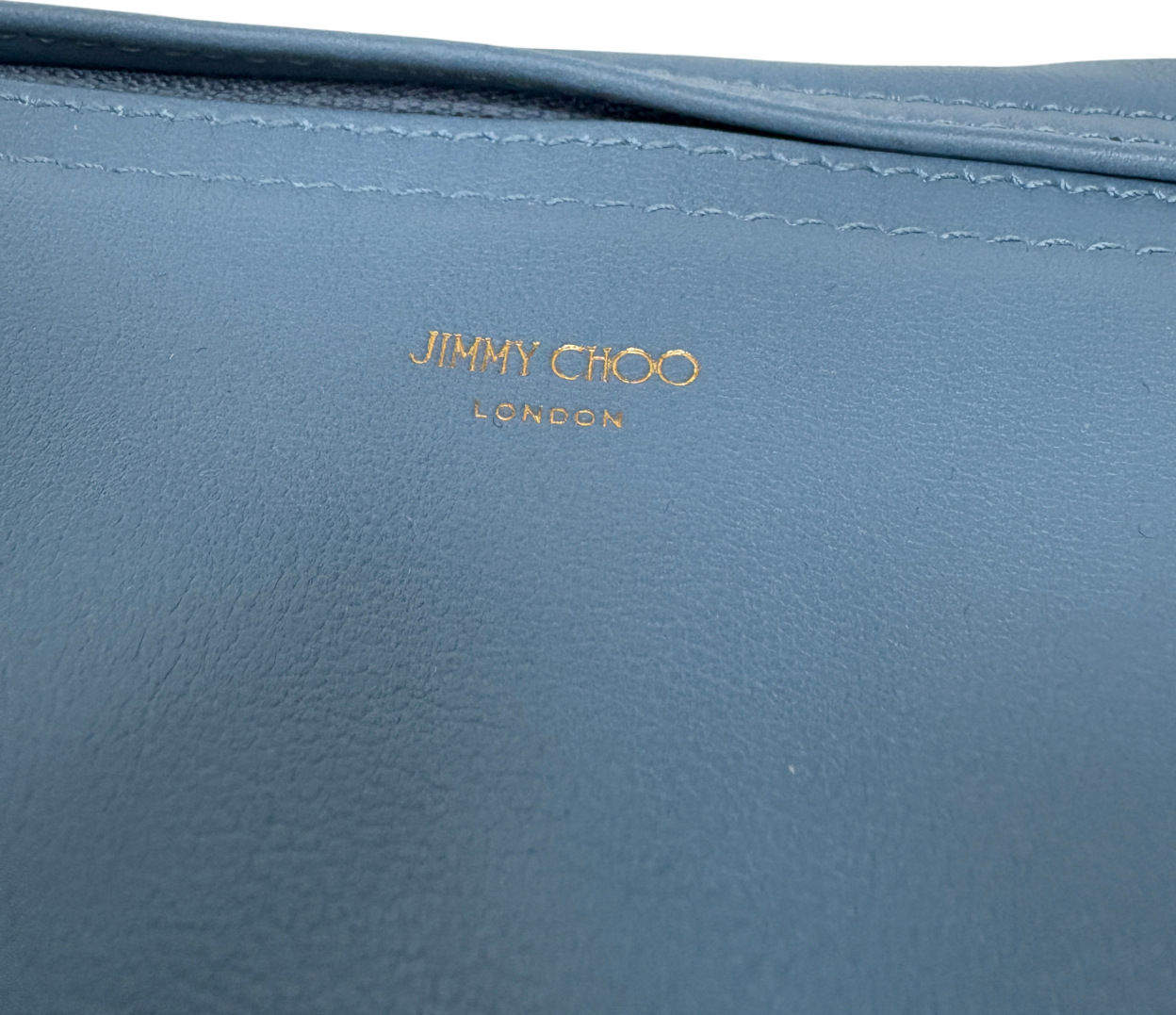 Jimmy Choo Blue ‘diamond’ Leather Hobo Shoulder Bag