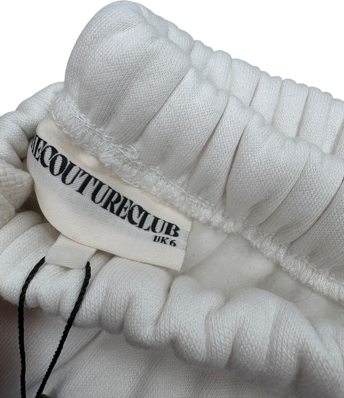 The Couture Club White CTRE Logo  Relaxed Joggers UK 6