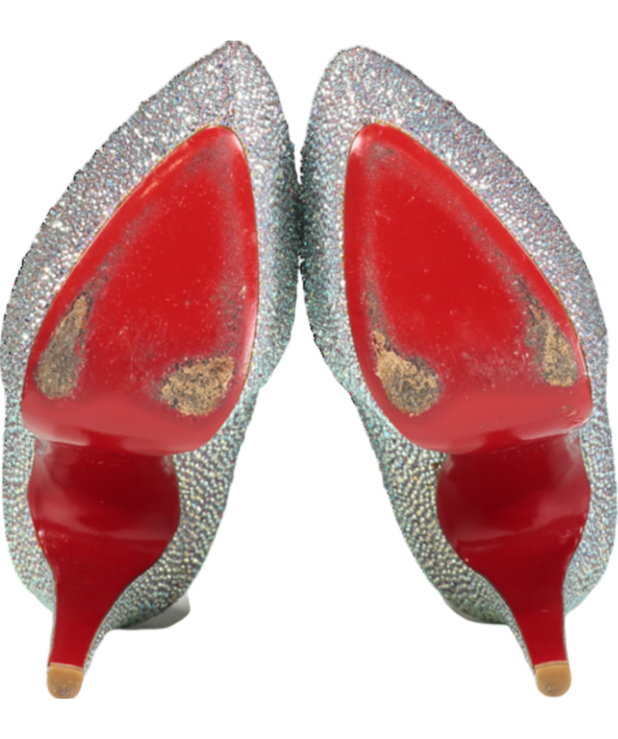 Christian Louboutin Crystal Burma Daffodile Strass 160 Pumps UK 4.5 EU 37.5 👠