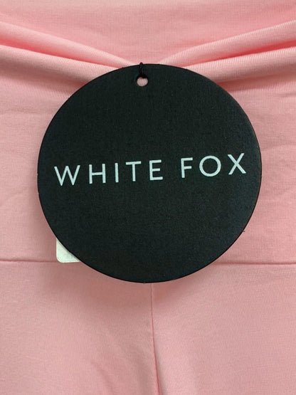 White Fox Baby Pink Don't You Worry Pants UK S