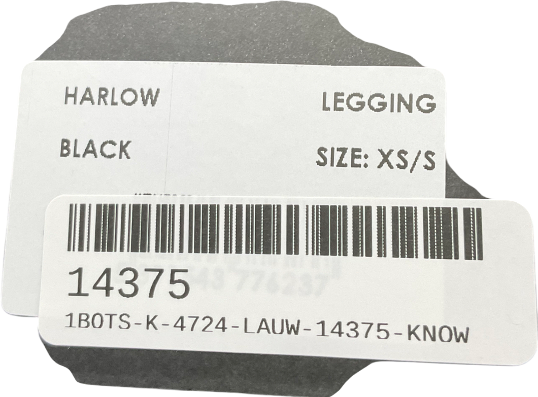 4th Arq Black Harlow Seamless Leggings UK XS/S