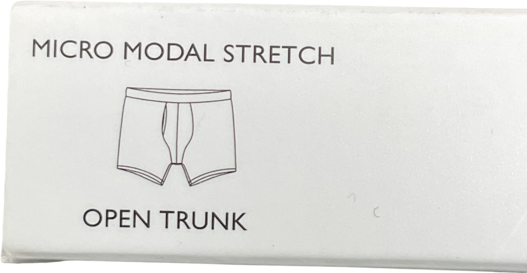 Derek Rose White Micro Modal Open Trunks UK M