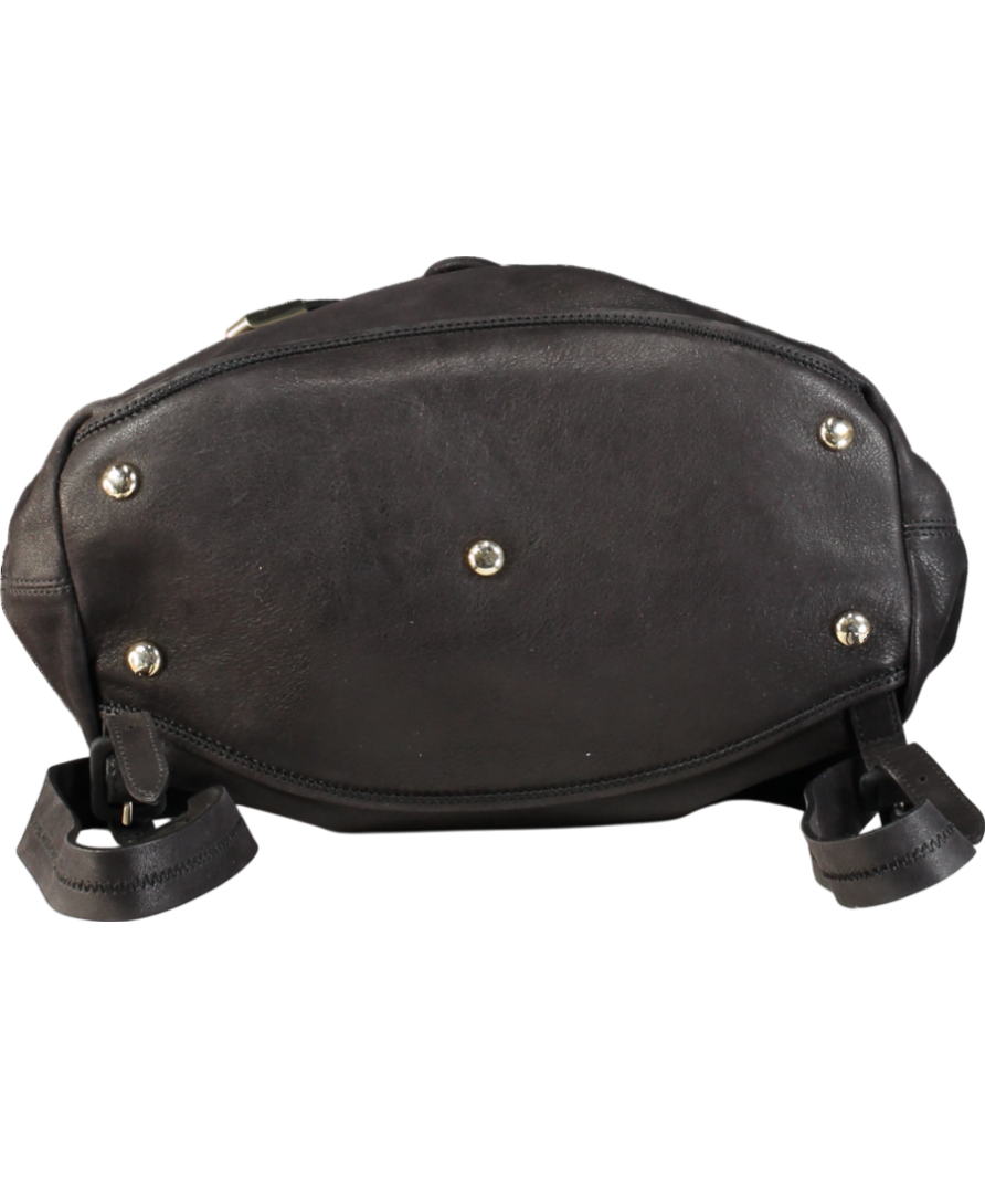 LK Bennet Black Leather & Nubuck Backpack