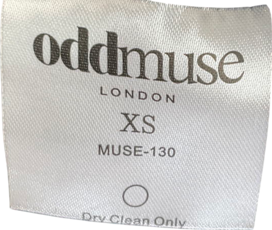 oddmuse Black The Ultimate Muse Long Sleeve Collared Mini Dress UK XS